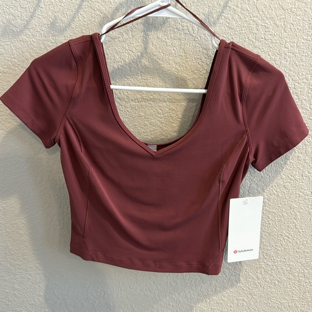NEW LULULEMON Align Tee Crop